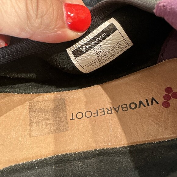 VIVOBAREFOOT Jing Jing Black Leather Flats Women EU 39 Barefoot Minimalist Shoes - Picture 9 of 9